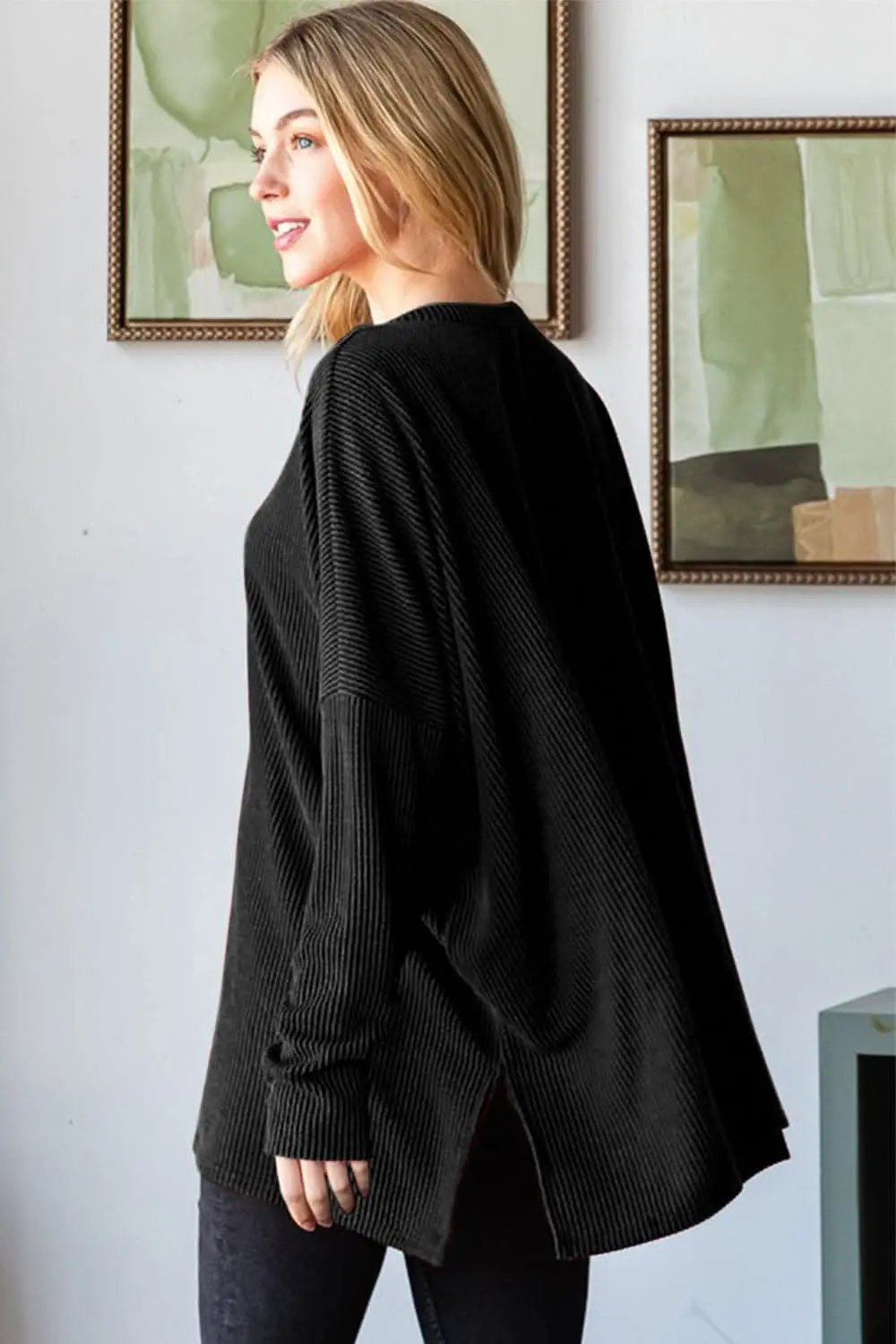 Top - Sequin Nutcracker - Ribbed Knit