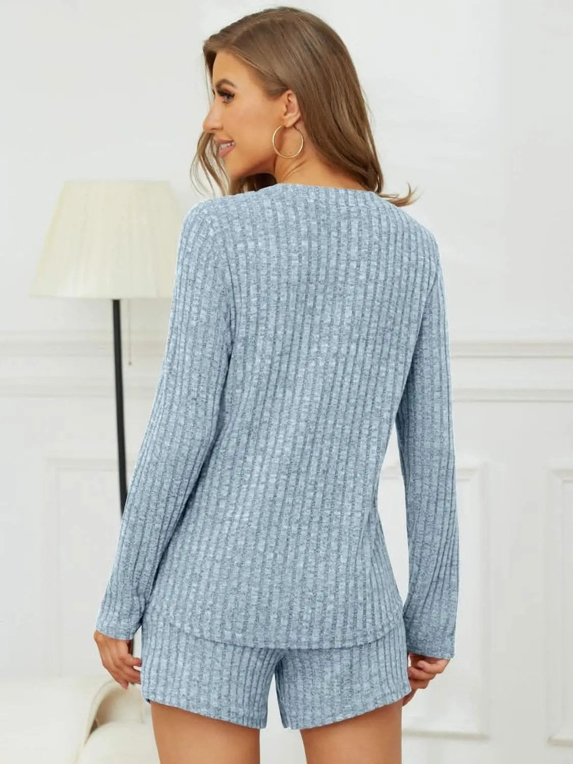 Trendsi Cozy ribbed two-piece set