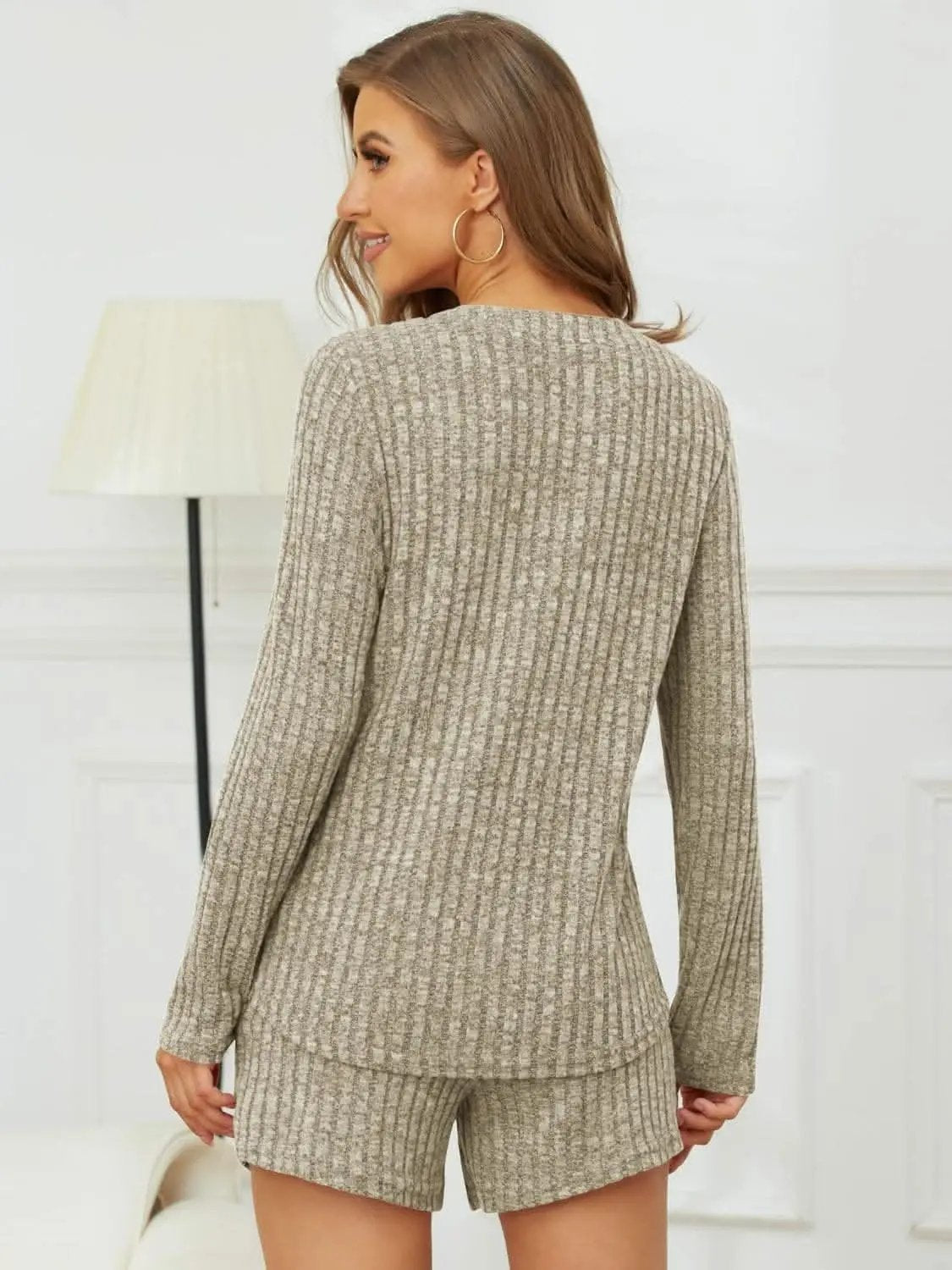 Trendsi Cozy ribbed two-piece set