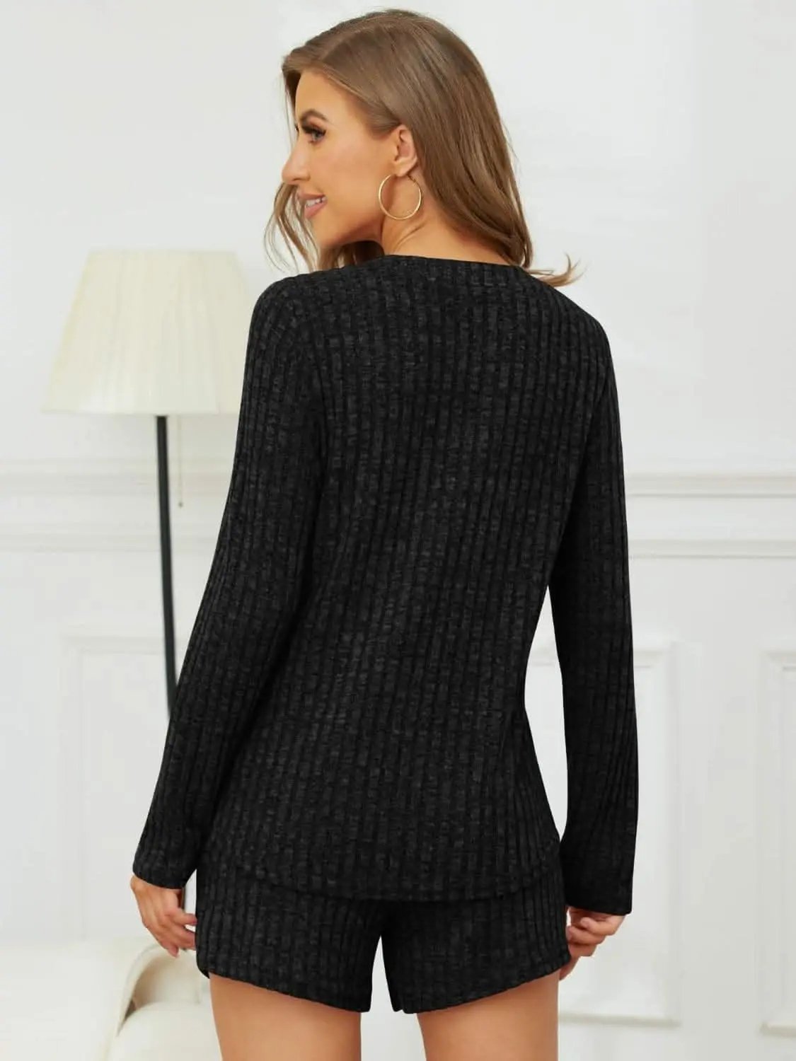 Trendsi Cozy ribbed two-piece set