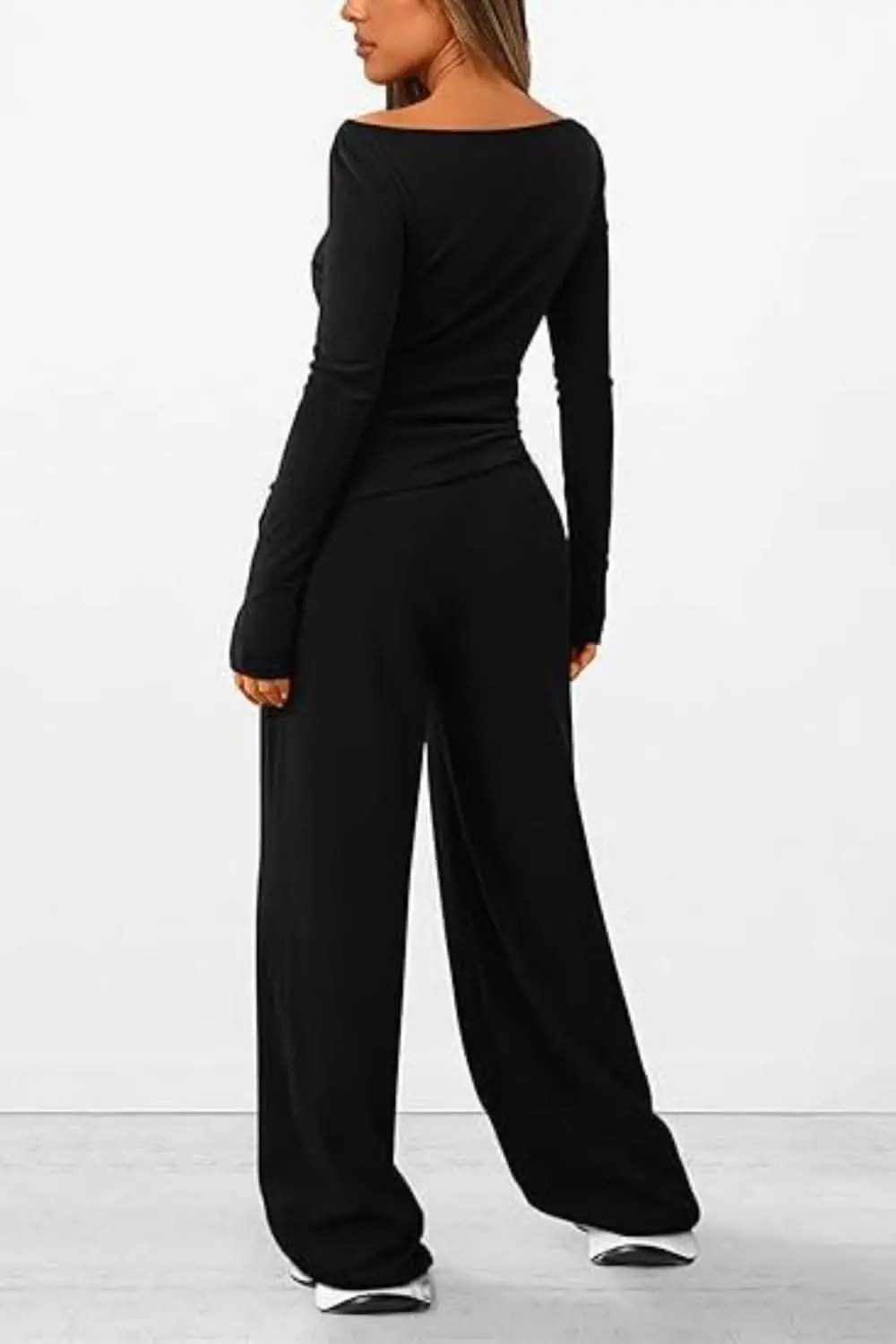 Trendsi Two-Piece Sets - Cozy two-piece lounge set with pockets - Premium Quality