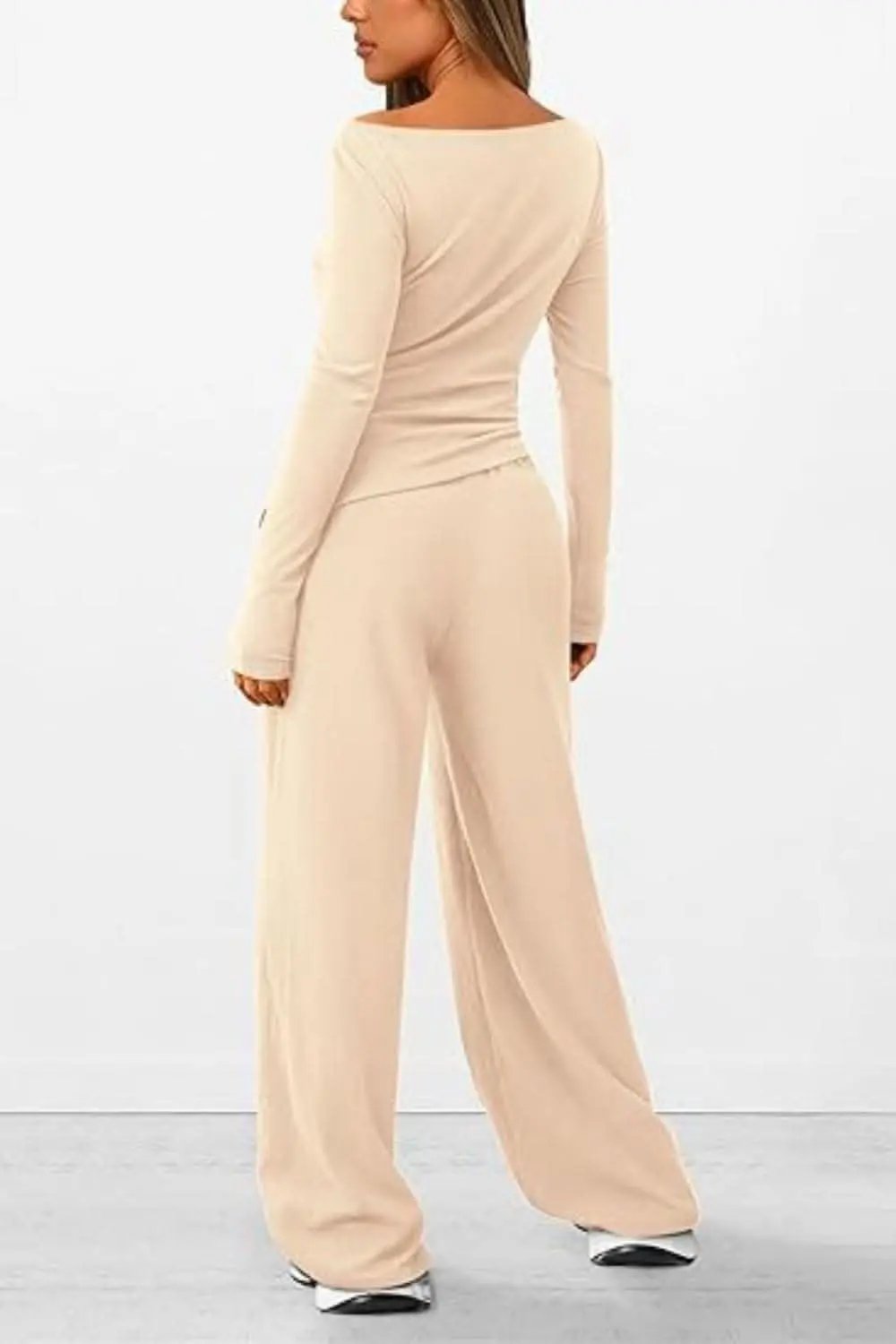 Trendsi Two-Piece Sets - Cozy two-piece lounge set with pockets - Premium Quality