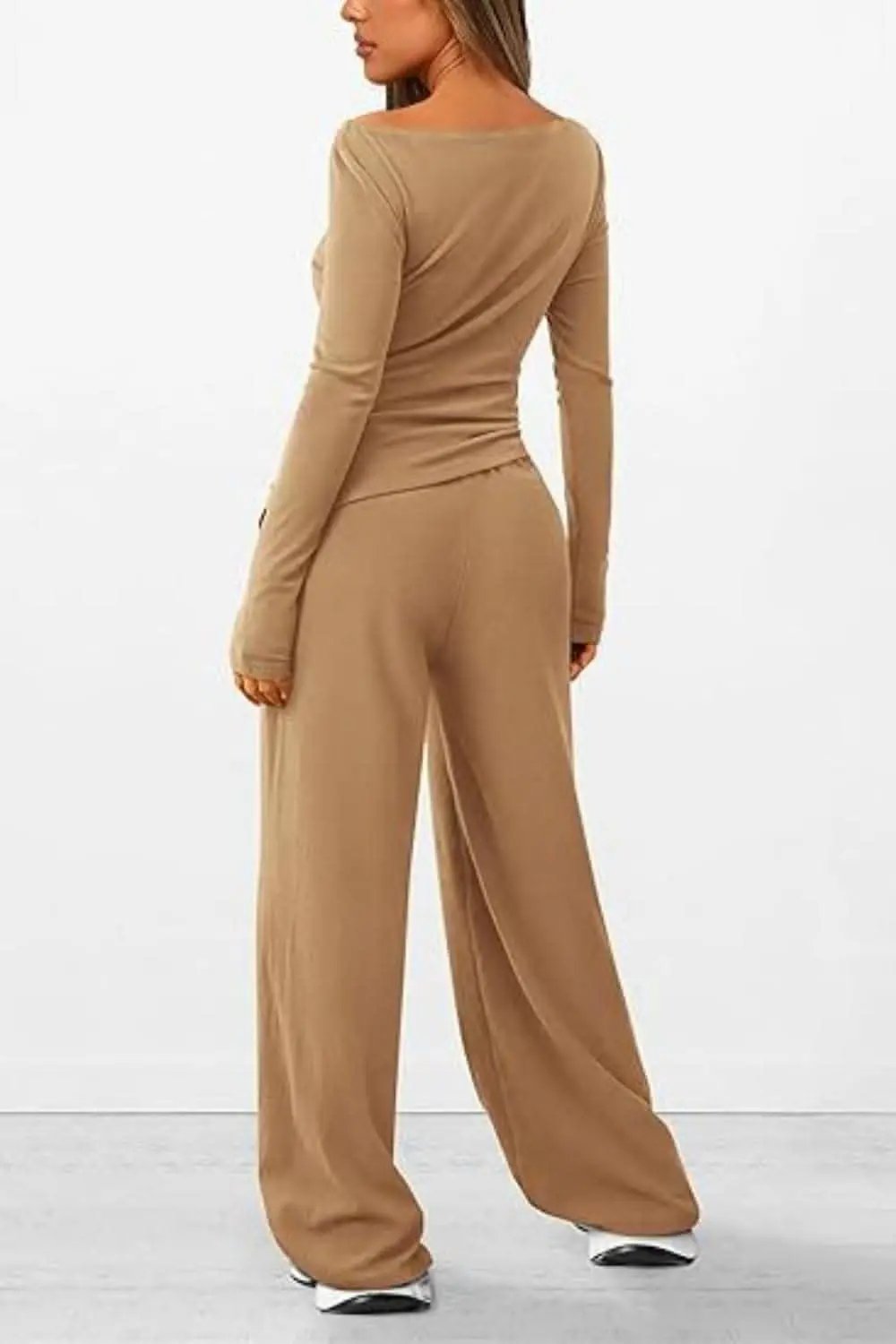 Trendsi Two-Piece Sets - Cozy two-piece lounge set with pockets - Premium Quality
