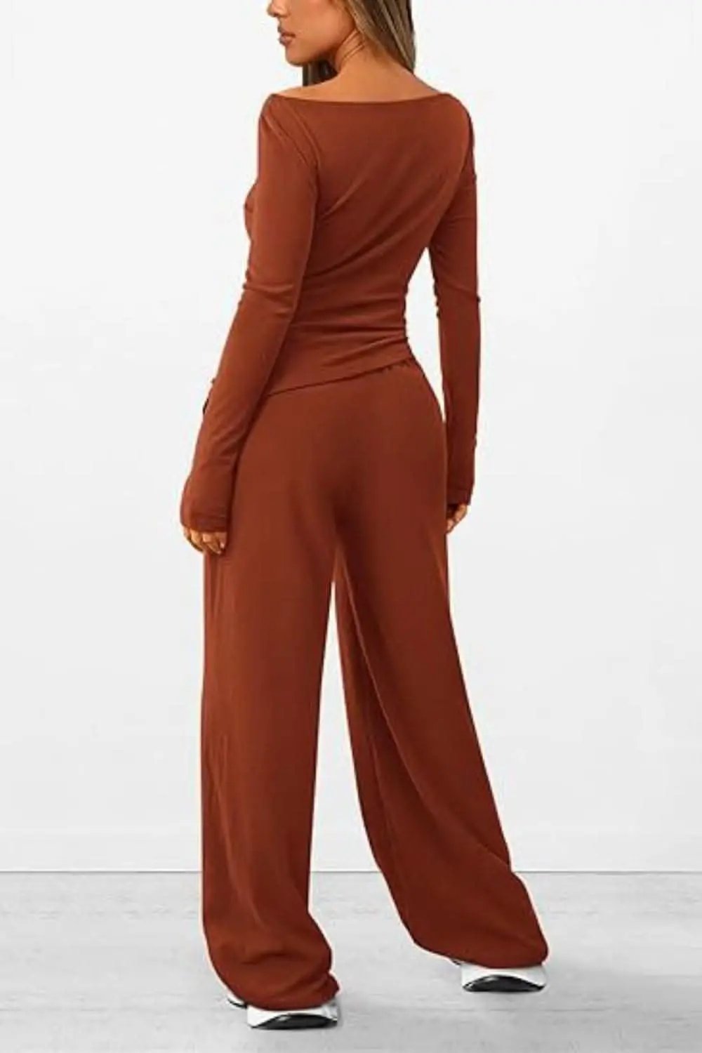 Trendsi Two-Piece Sets - Cozy two-piece lounge set with pockets - Premium Quality