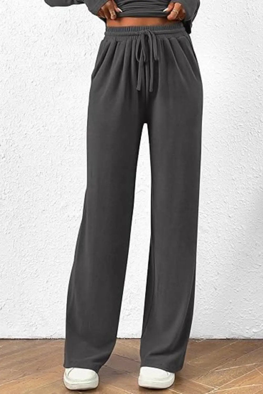 Trendsi Two-Piece Sets - Cozy two-piece lounge set with pockets - Premium Quality