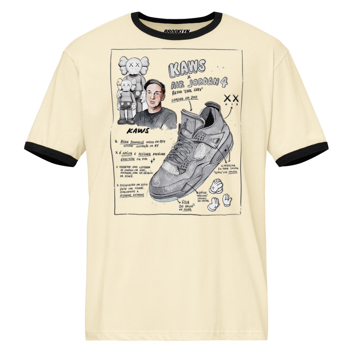 Sole Providerz™ AJ4 "All for the KAWS" Ringer Tee