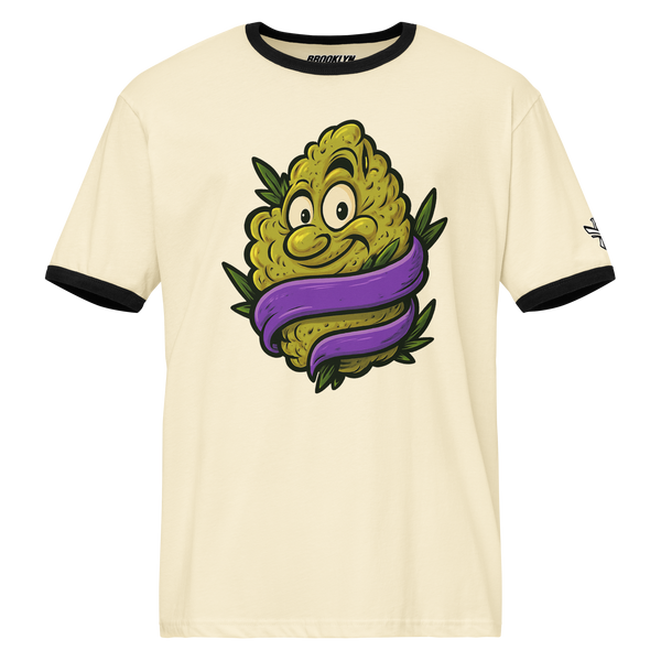 Sparksky & Dutch™ "Purple Ribbon" Ringer Tee