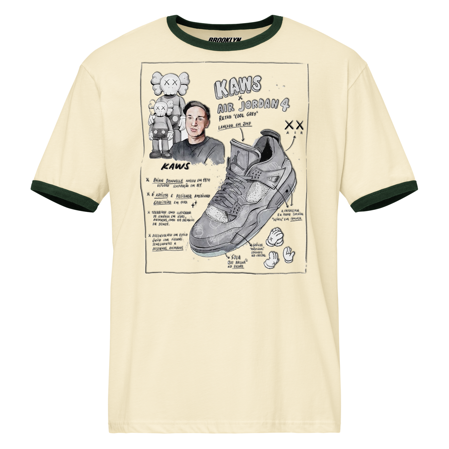 Sole Providerz™ AJ4 "All for the KAWS" Ringer Tee