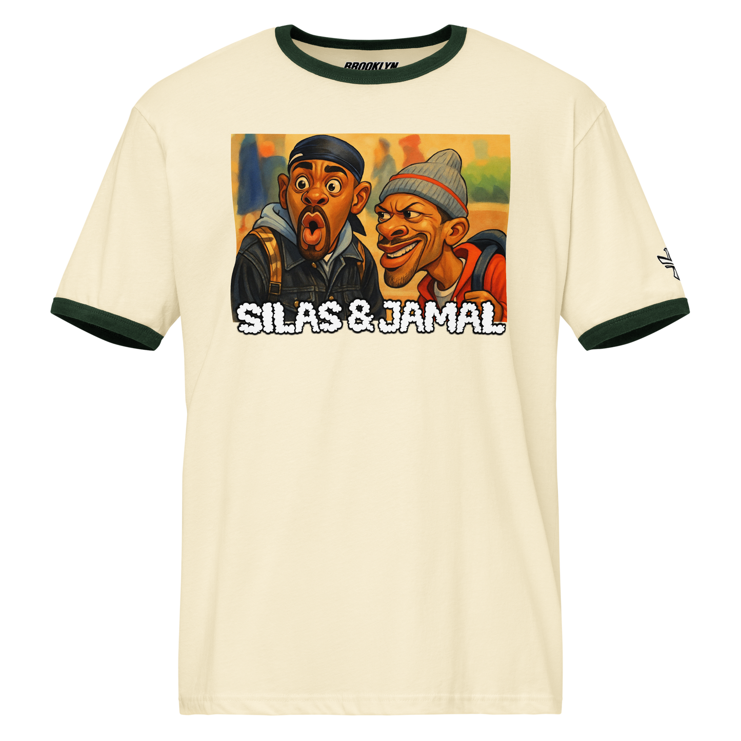 Sparksky & Dutch™ "Silas & Jamal" Ringer Tee
