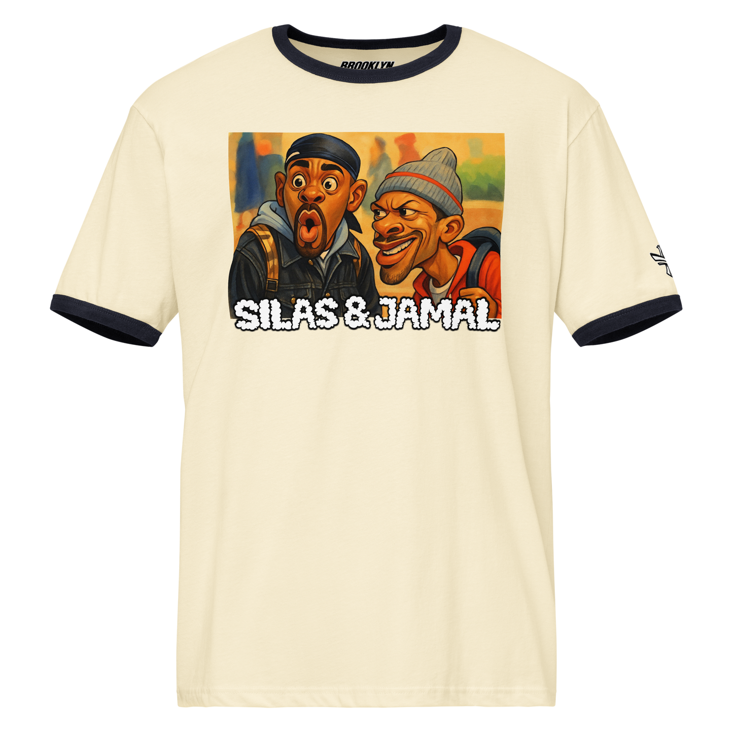 Sparksky & Dutch™ "Silas & Jamal" Ringer Tee