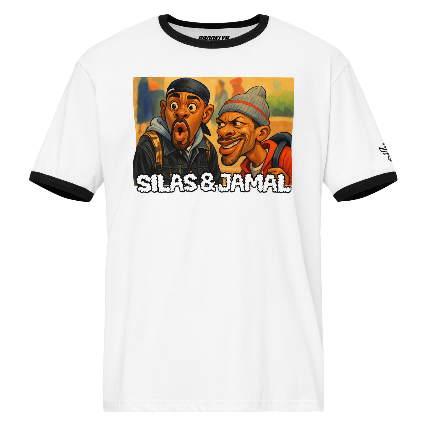 Sparksky & Dutch™ "Silas & Jamal" Ringer Tee