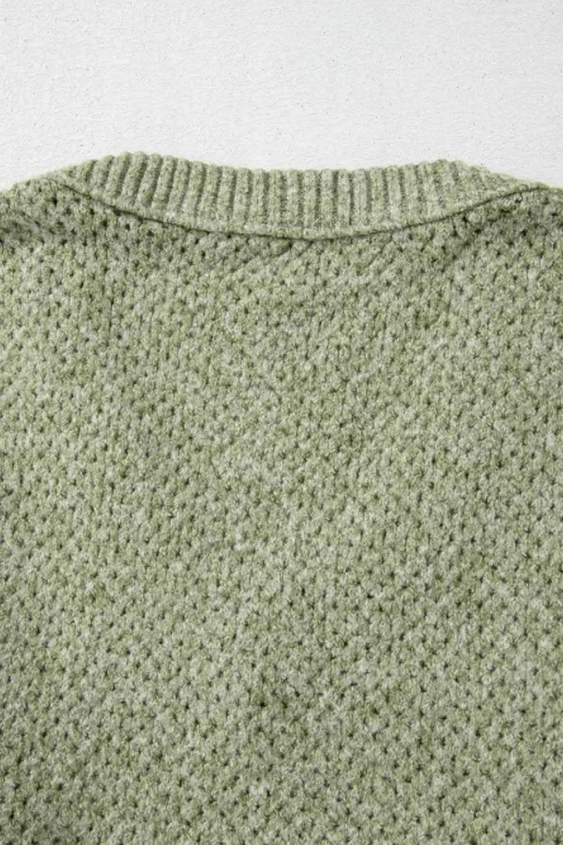 Trendsi V-Neck Sweater Women's Casual Long Sleeve Top Wardrobe Essential