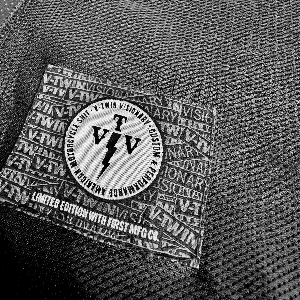 V-Twin Visionary Battleship Perforated Leather Vest