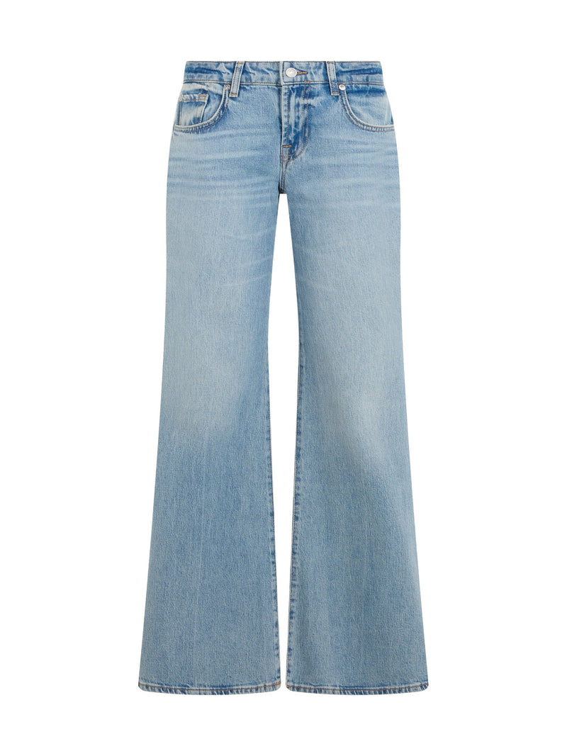 7 For All Mankind Palazzo Jeans in Light Blue