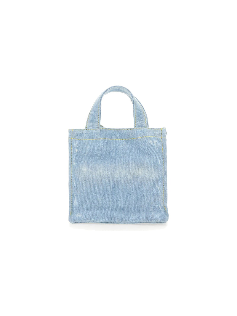 Acne Studios Denim Shopper Bag in Azure