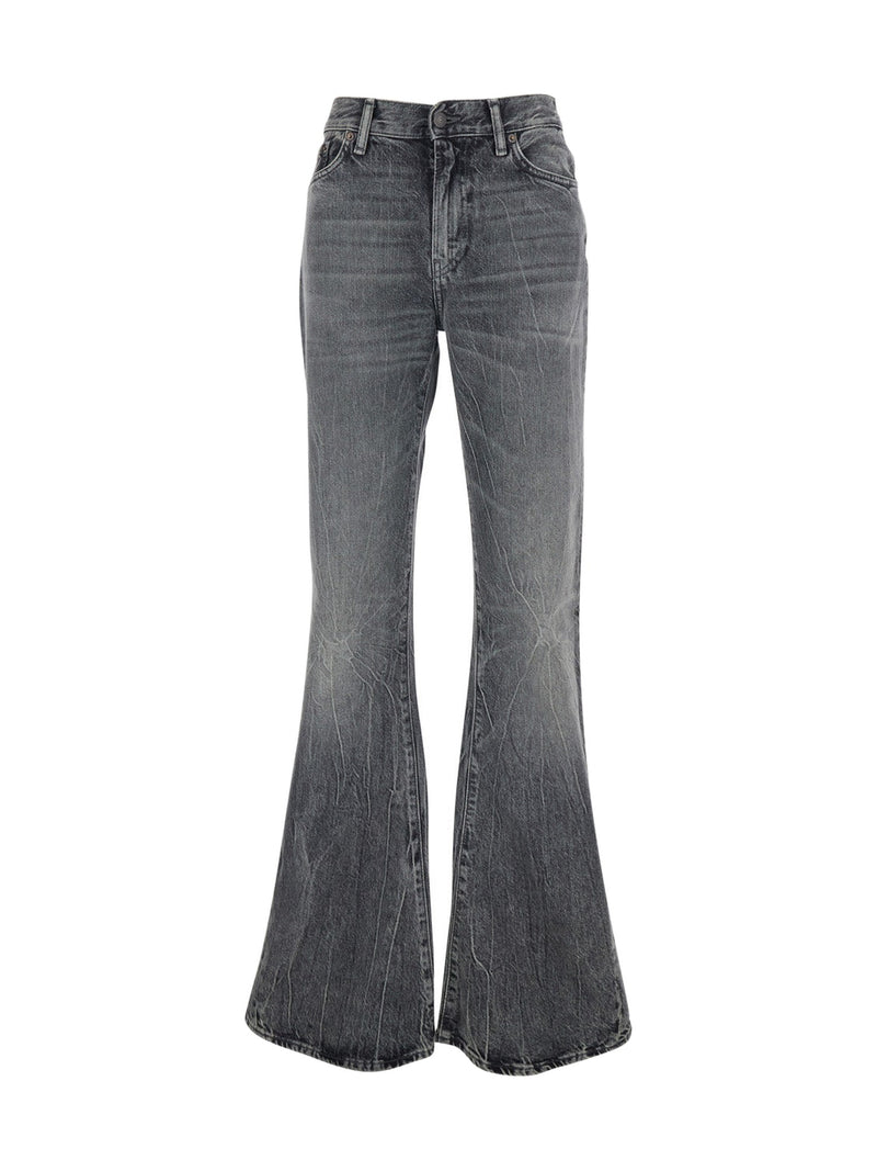 Acne Studios Bootcut Jeans in Grey
