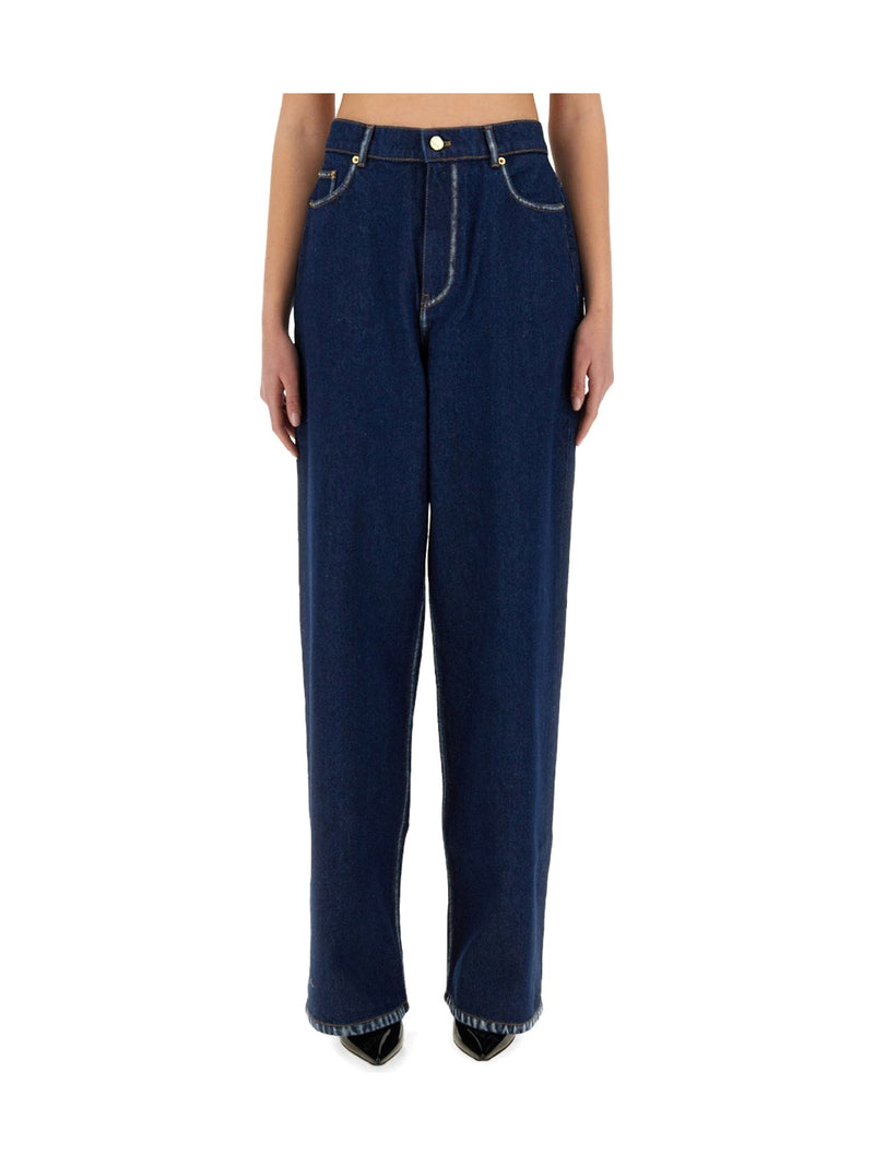 Nina Ricci Boyfriend Jeans in Dark Rinse