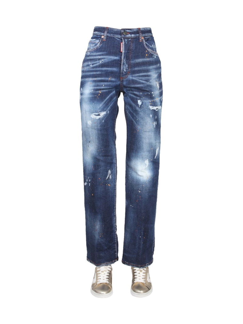 DSQUARED2 Roadie Distressed Jeans