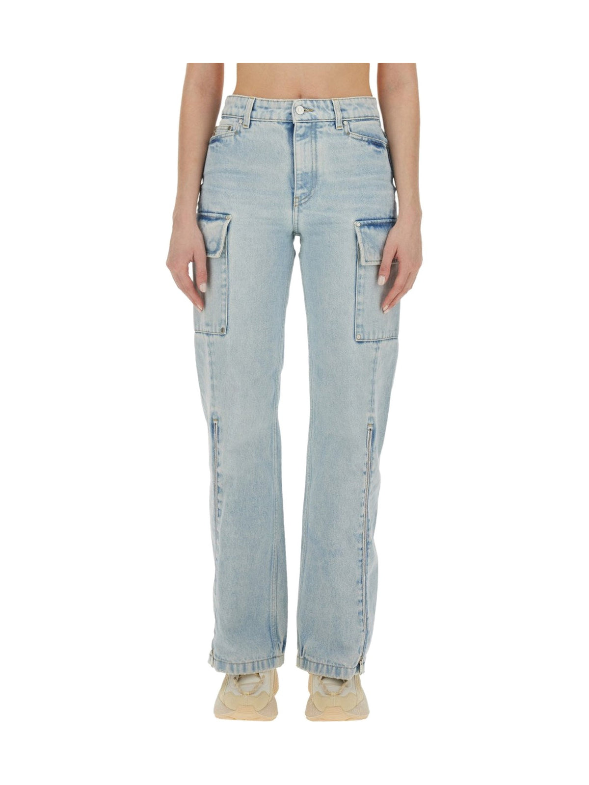 Stella McCartney Cargo Jeans in Light Blue