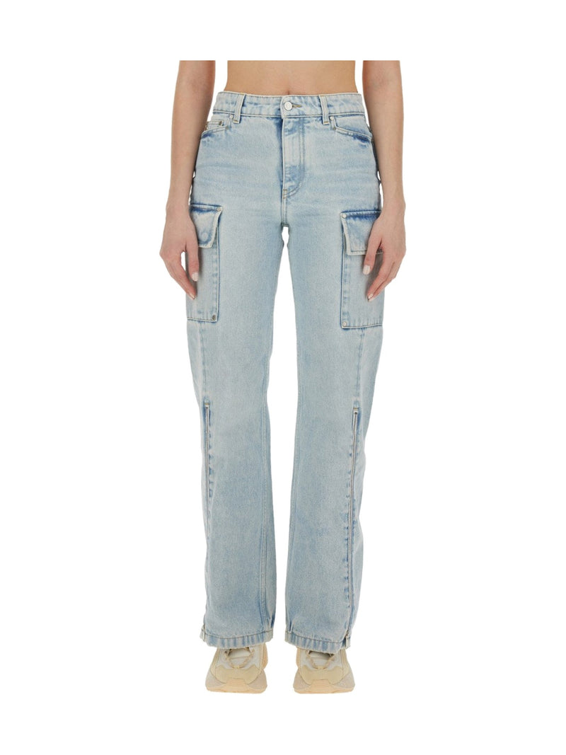 Stella McCartney Cargo Jeans in Light Blue