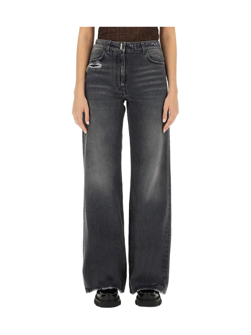Givenchy Oversized Jeans in Faded Black