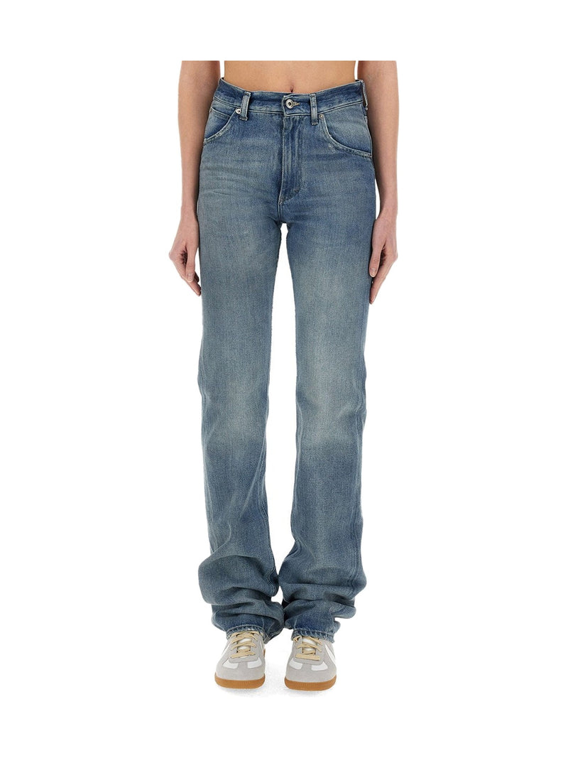 Maison Margiela Long Straight Jeans in Vintage Blue