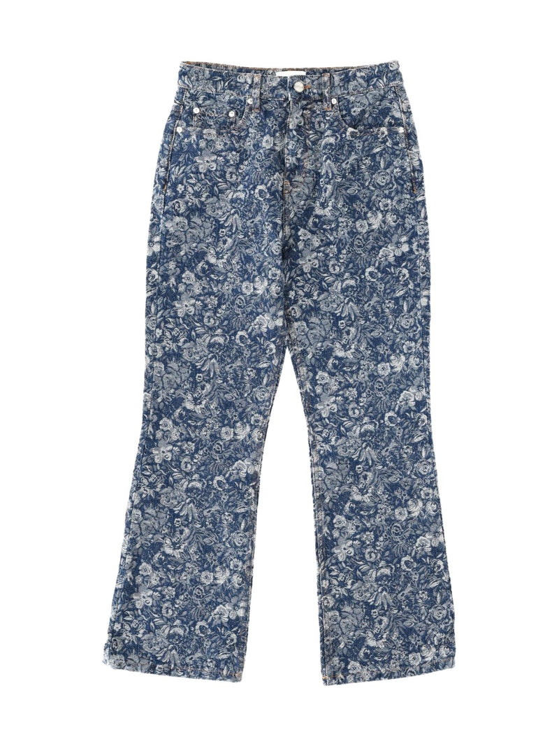 GANNI Tapestry Print Jeans
