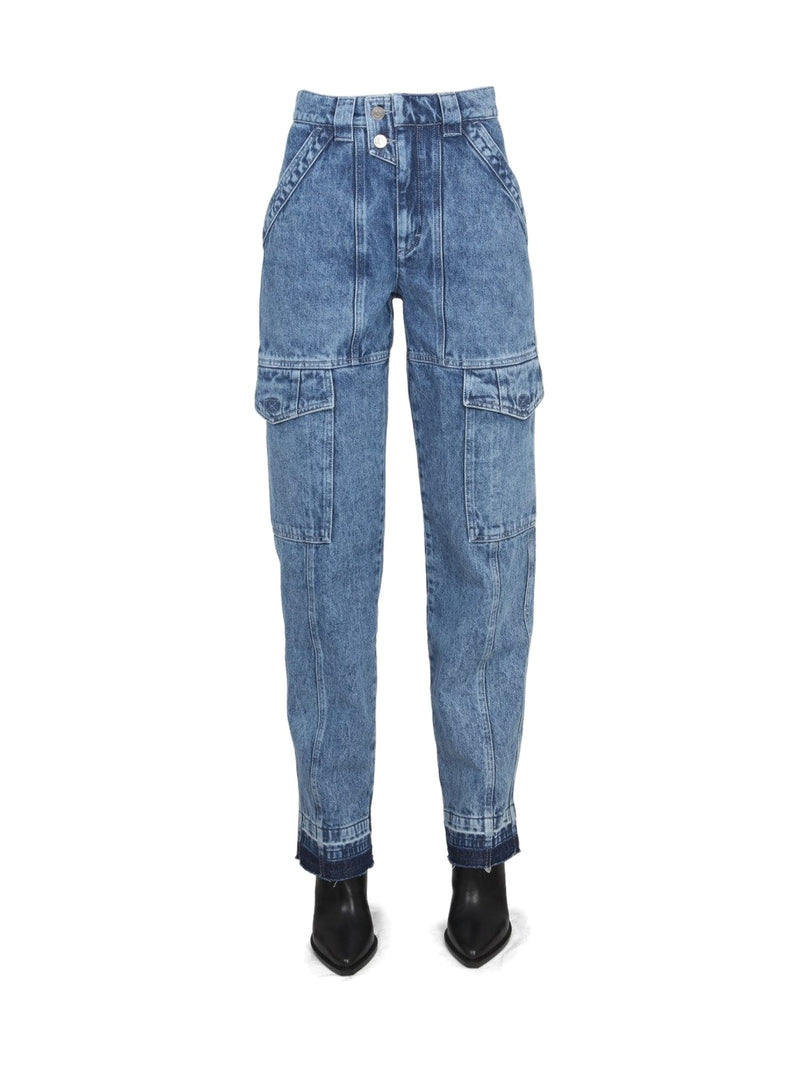 MARANT ÉTOILE Vayoneo Cargo Jeans in Azure