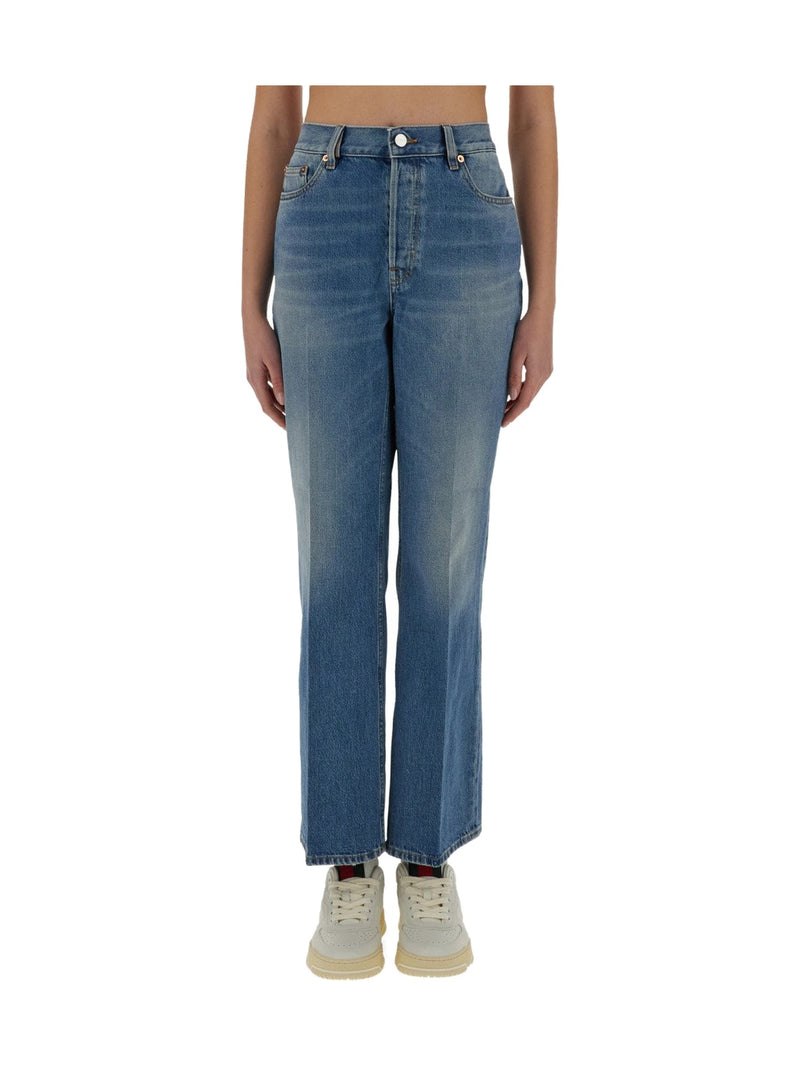 Gucci Straight Jeans in Vintage Blue