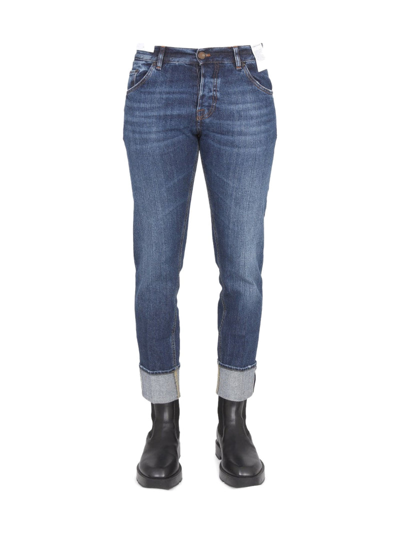 PT Torino Dub Slim Jeans in Dark Blue