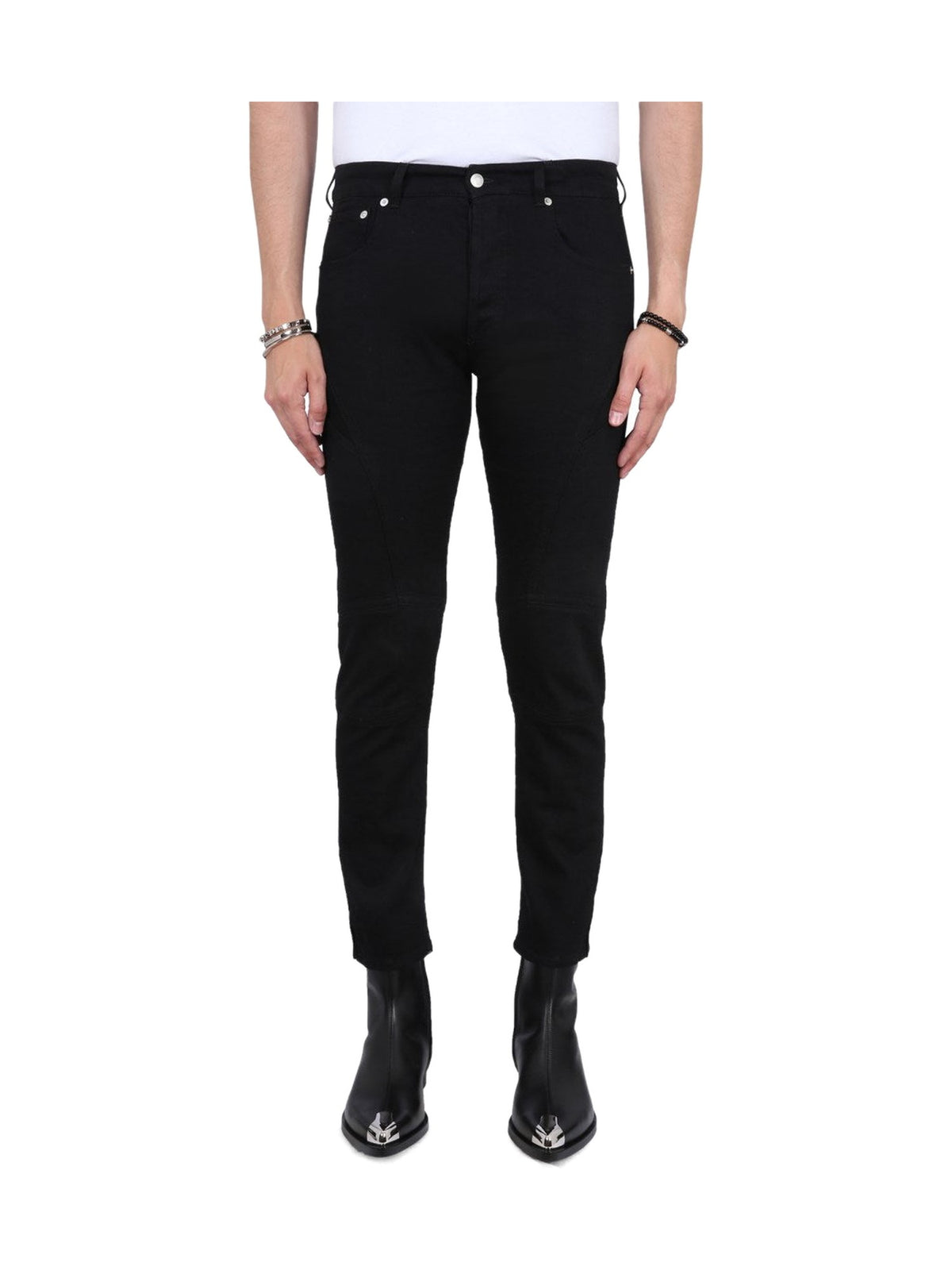 Alexander McQueen Biker Jeans in Black