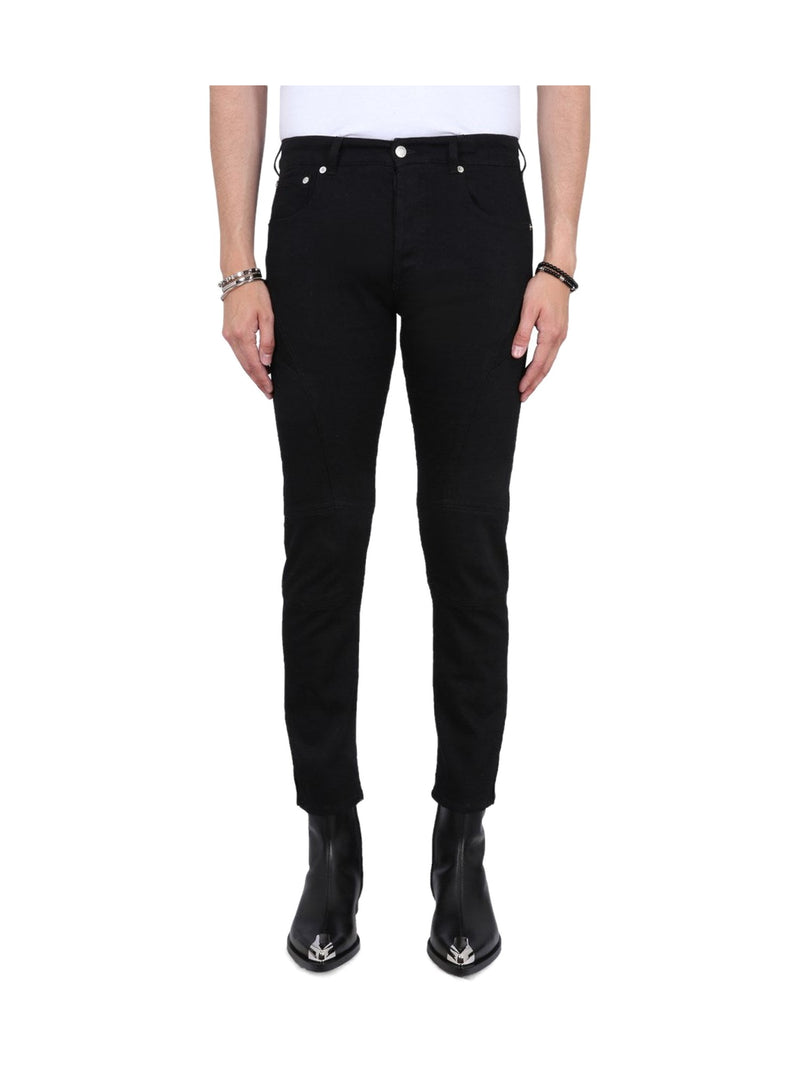 Alexander McQueen Biker Jeans in Black