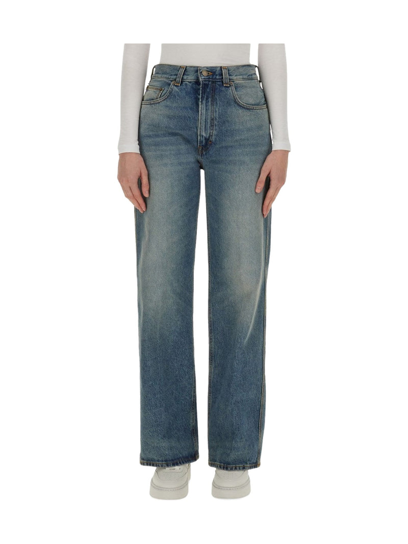 Haikure Wide Jeans in Vintage Blue