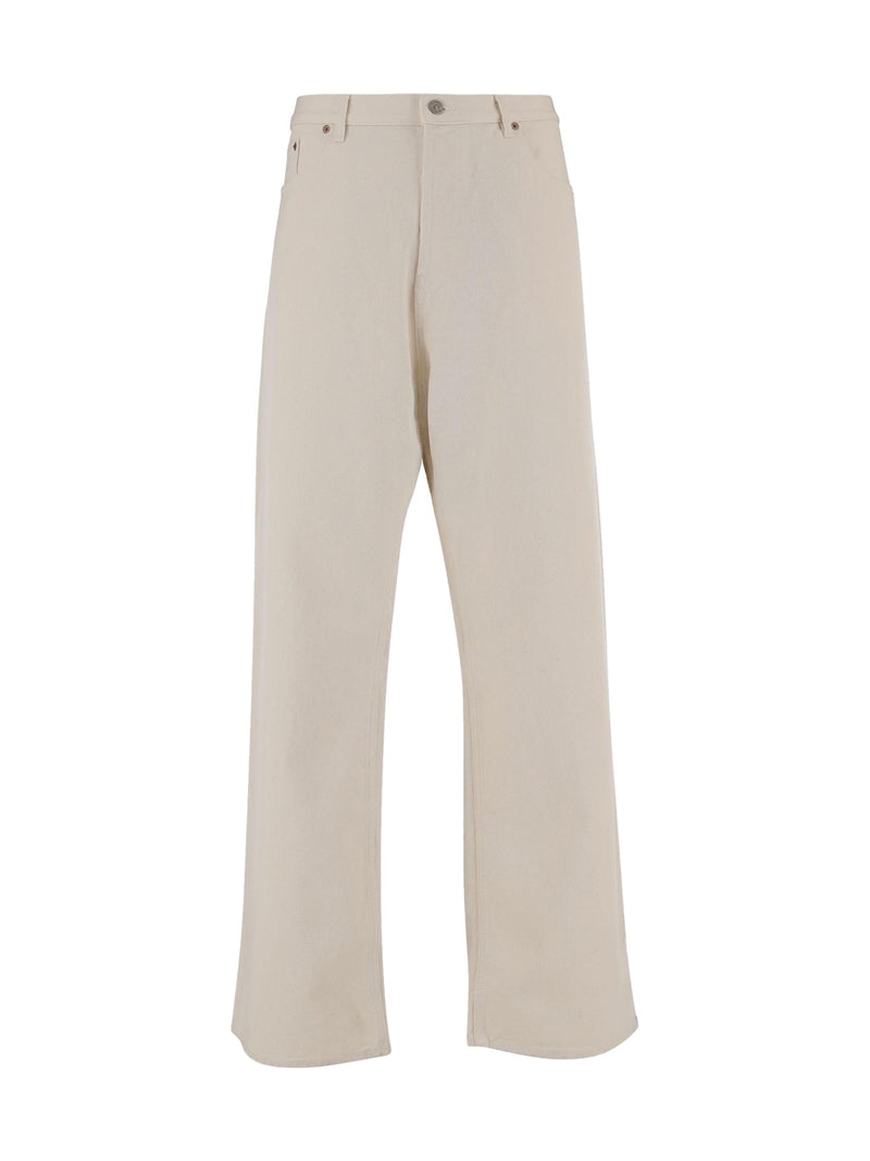 Valentino Relaxed Jeans in Ivory