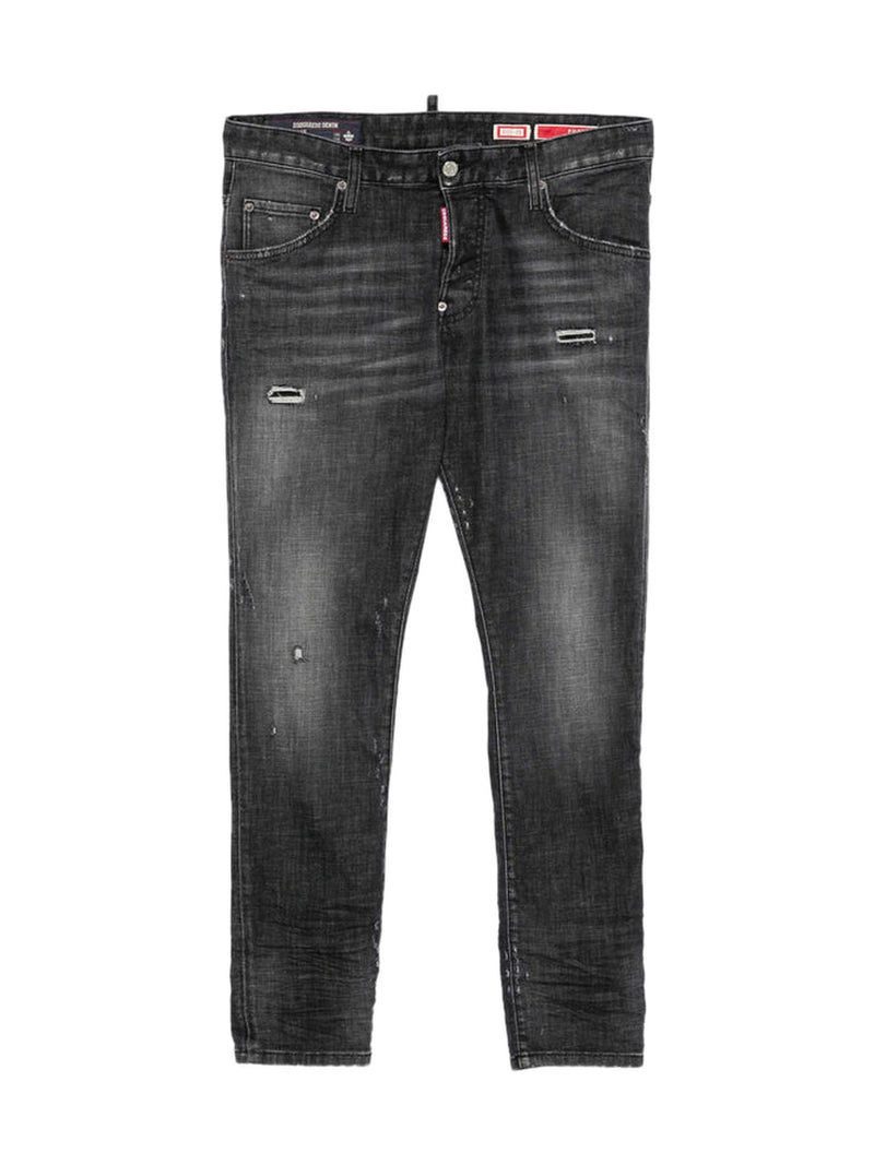 DSQUARED2 Tapered Jeans in Faded Grey