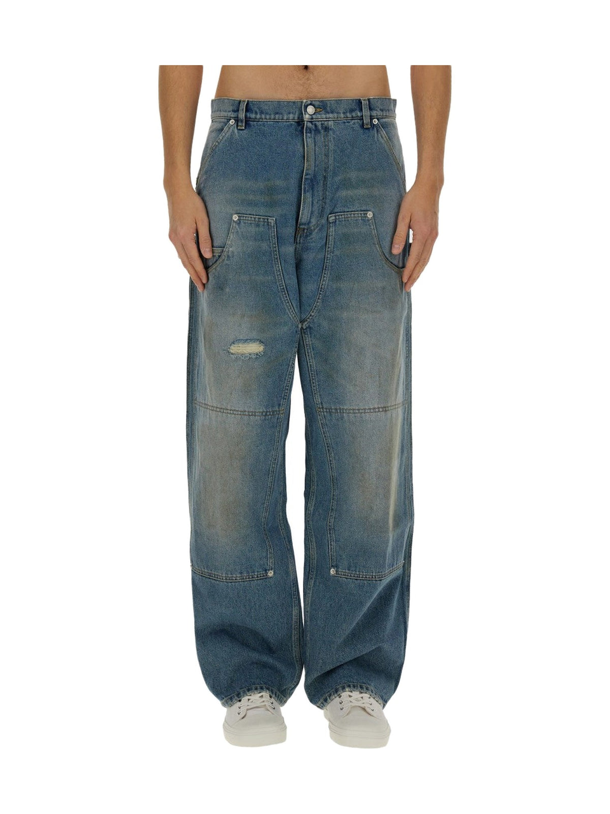 Moschino Distressed Carpenter Jeans