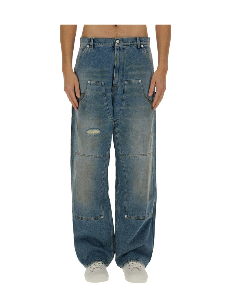 Moschino Distressed Carpenter Jeans