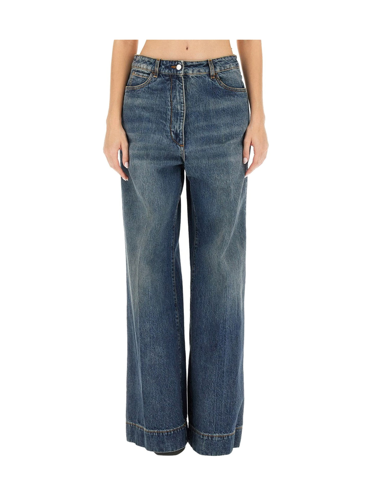 ETRO Pegasus Embroidered Jeans