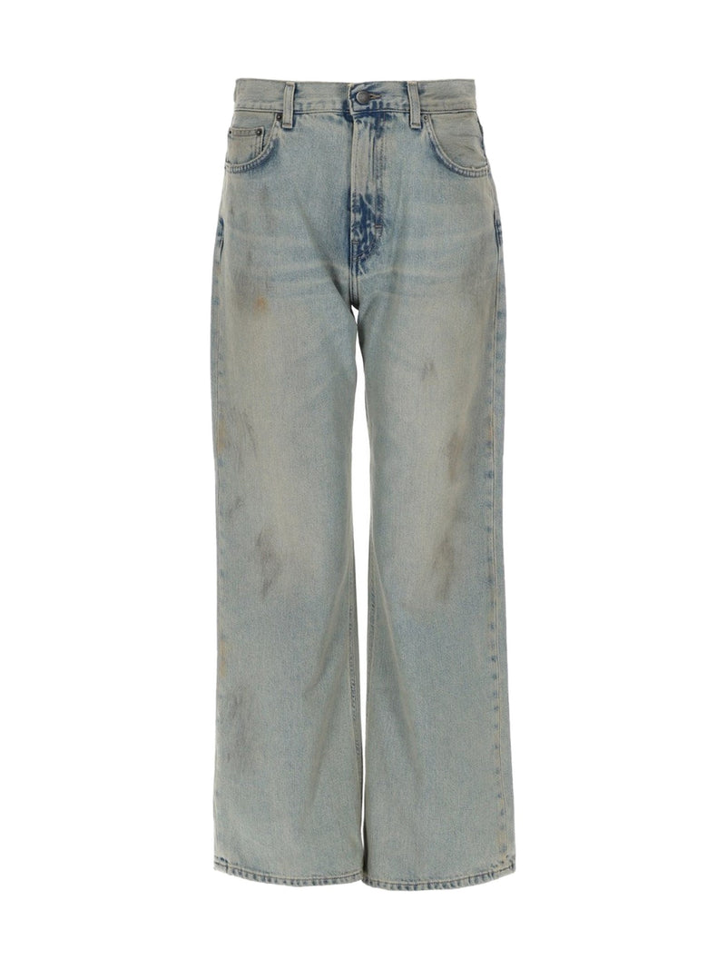 Haikure Korea Wide Jeans in Dirty Wash