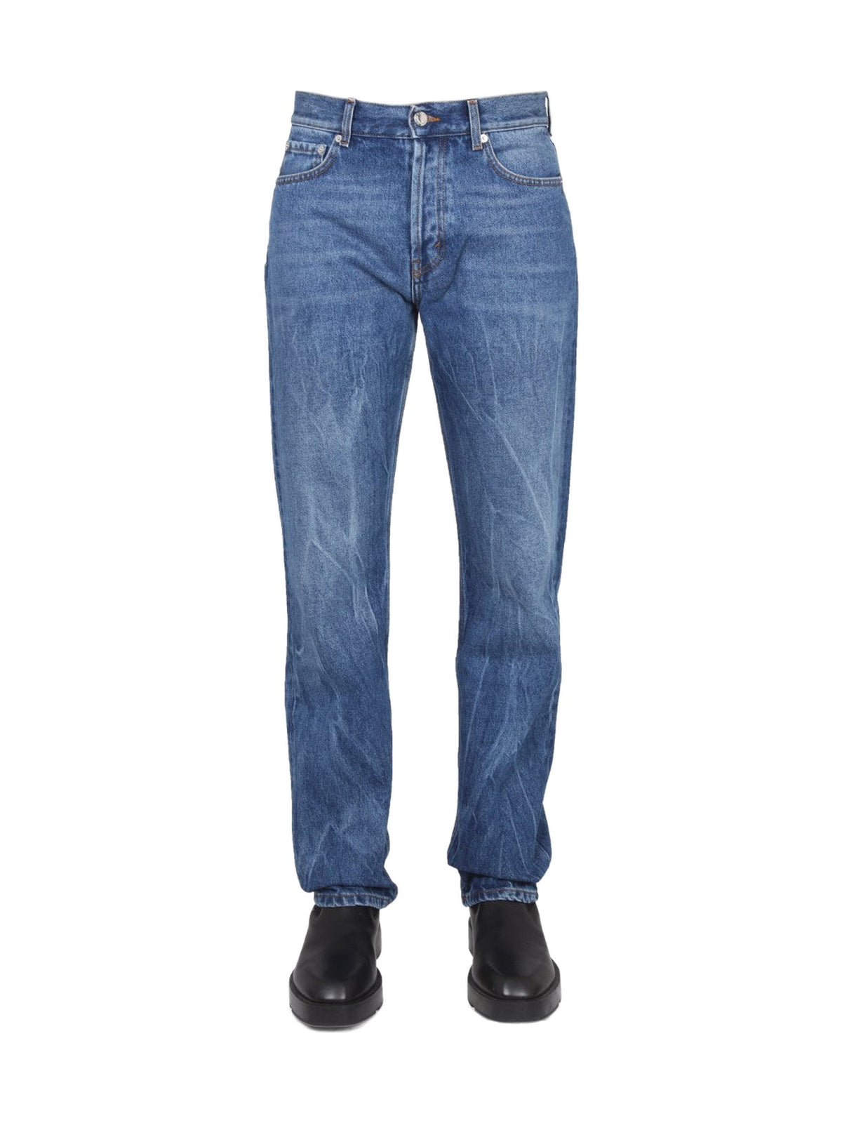 Séfr Regular Fit Jeans in Faded Blue