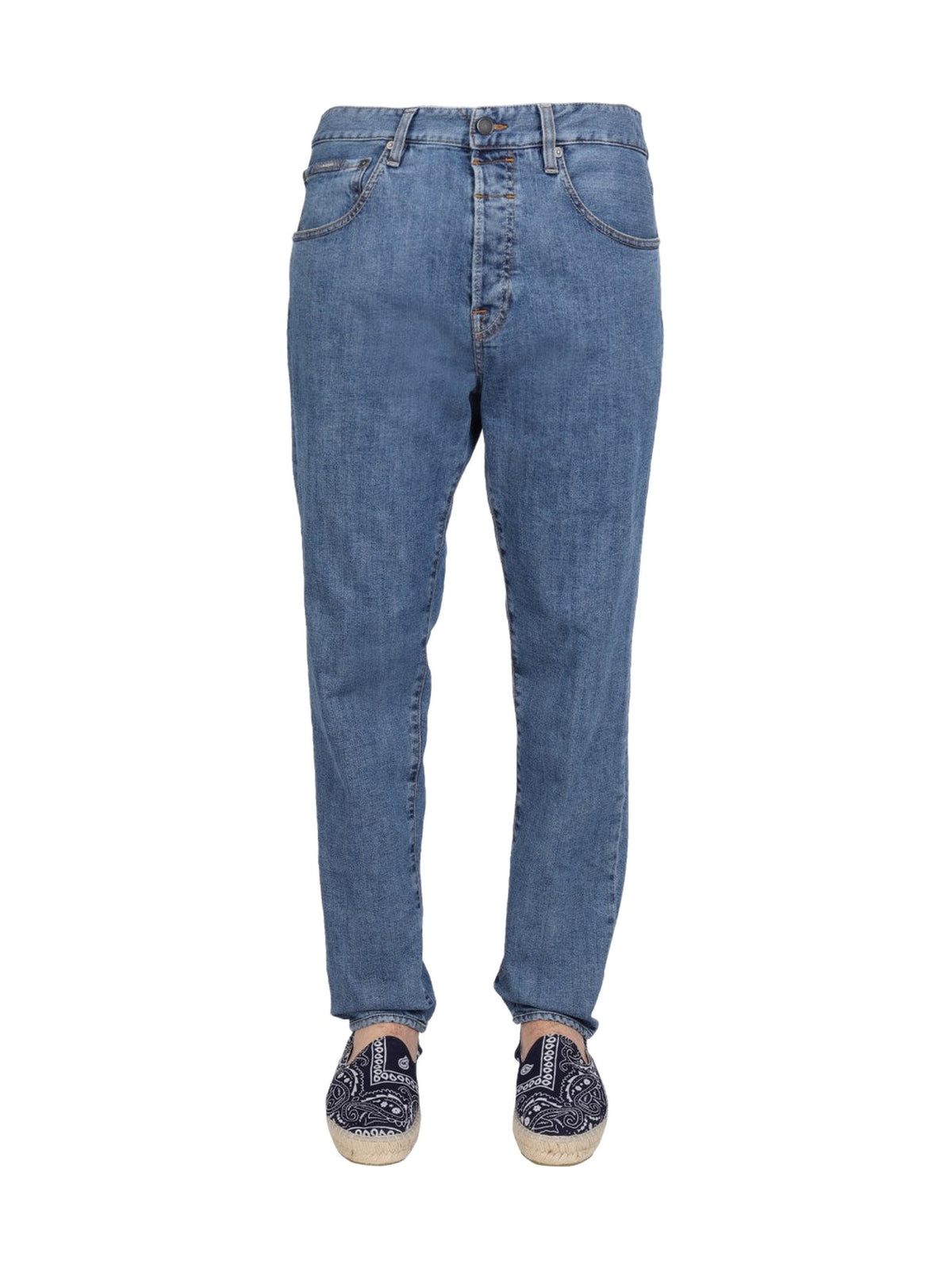 Lardini Tapered Five Pocket Jeans