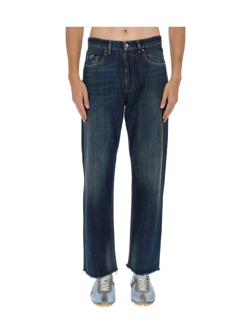 Maison Margiela Five-Pocket Jeans in Dark Blue