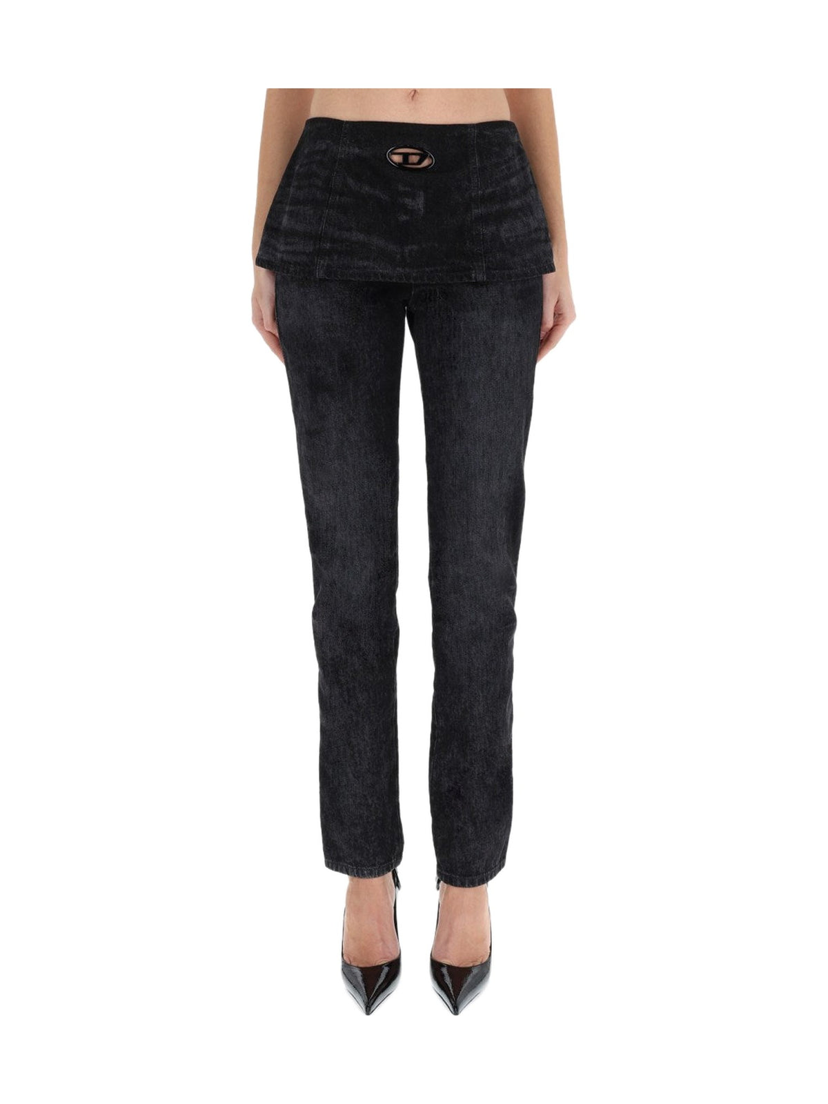 Diesel D-Hourjian Jeans in Marbled Black