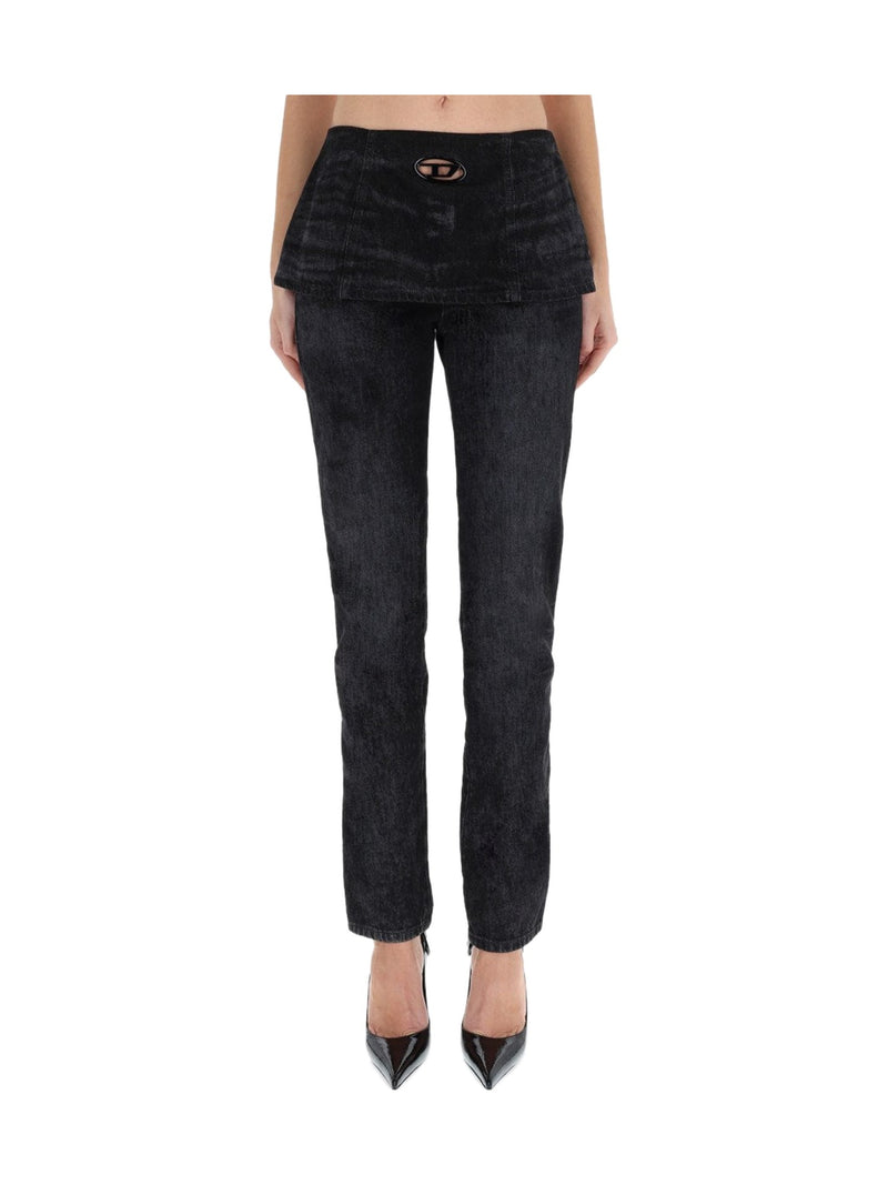 Diesel D-Hourjian Jeans in Marbled Black