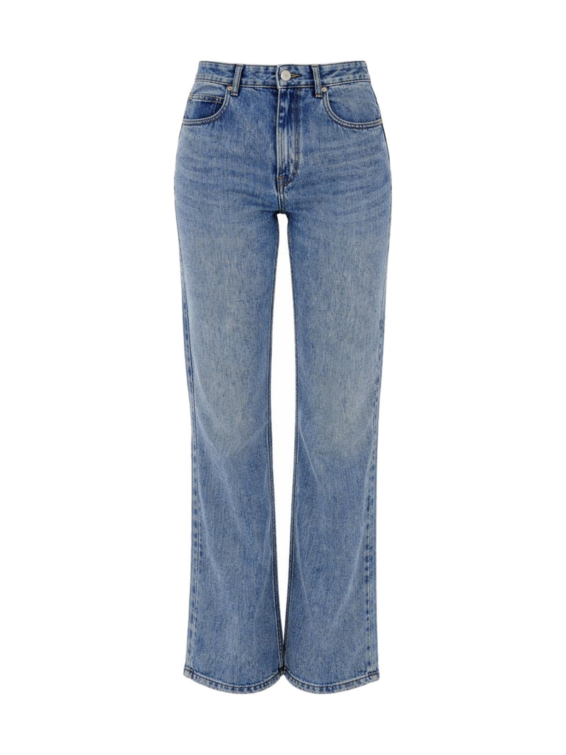 ISABEL MARANT Belvira Flare Jeans in Mid Blue