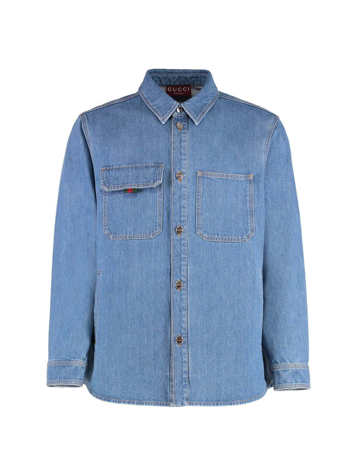 Gucci Denim Shirt in Light Blue