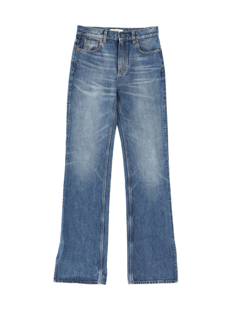 Chloé Relaxed Straight Jeans in Vintage Mid Blue