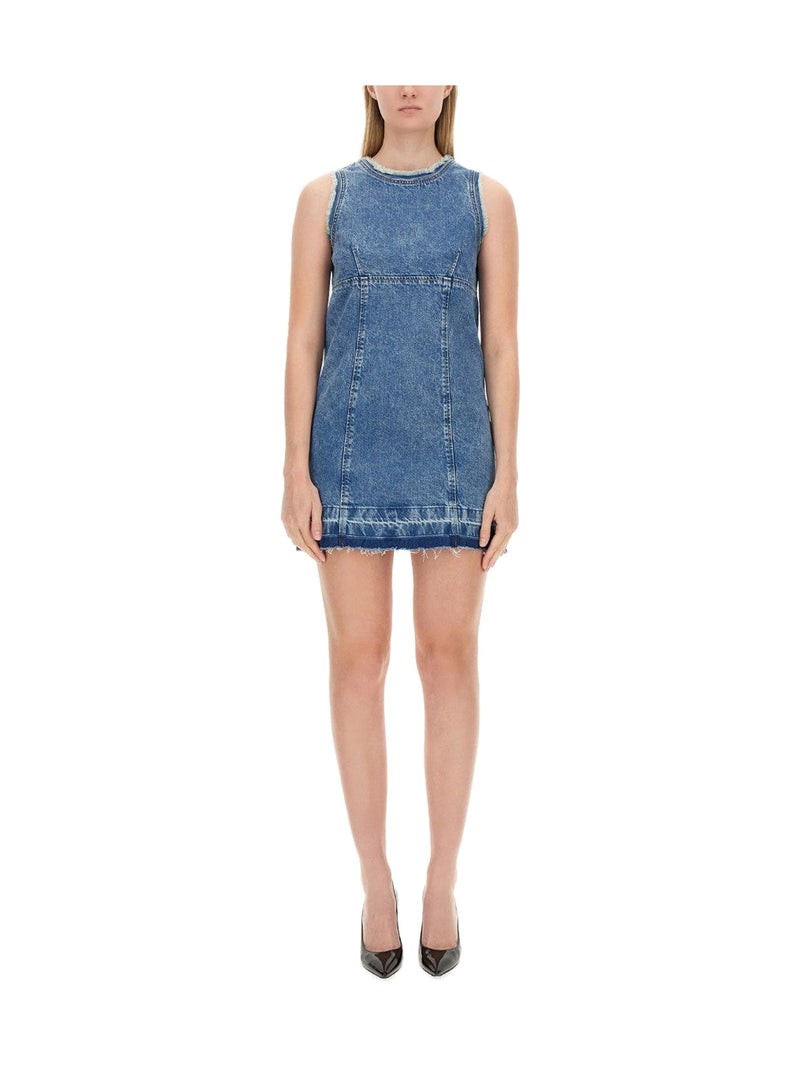 Moschino Sleeveless Denim Mini Dress