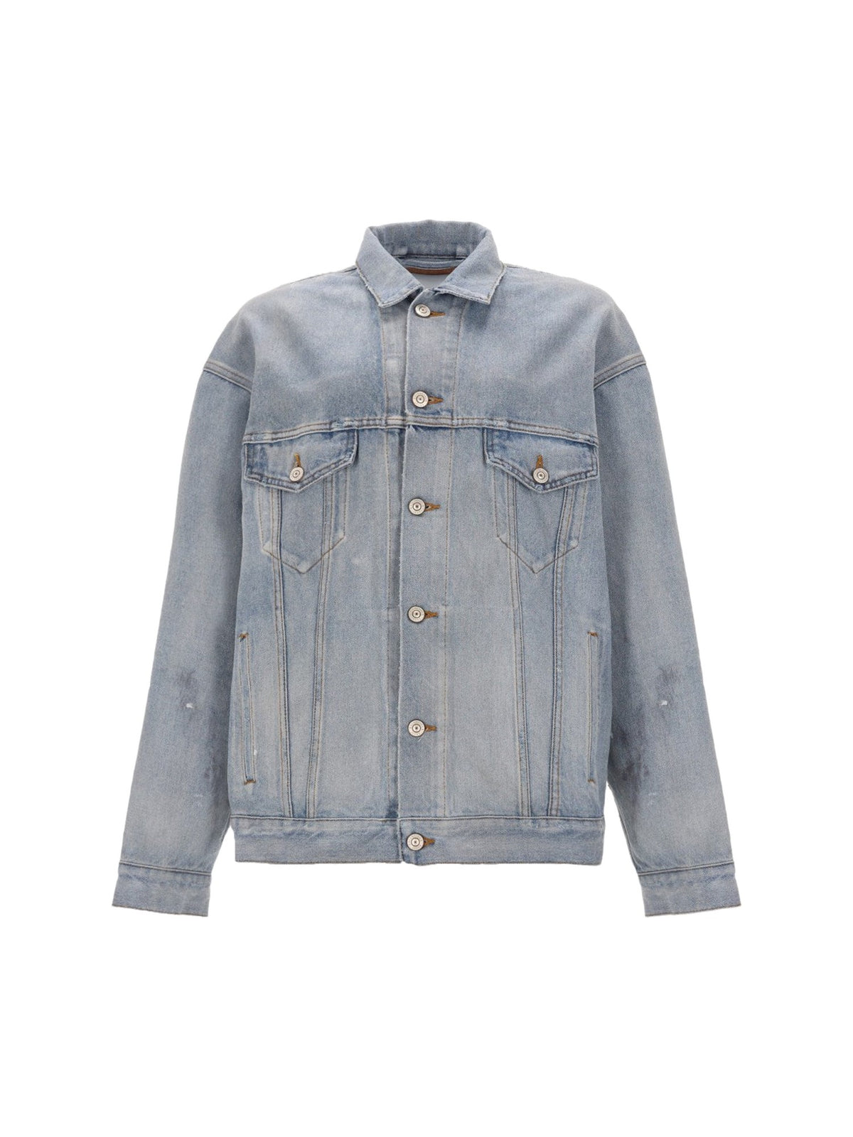 Balenciaga Oversized Denim Jacket in Light Blue
