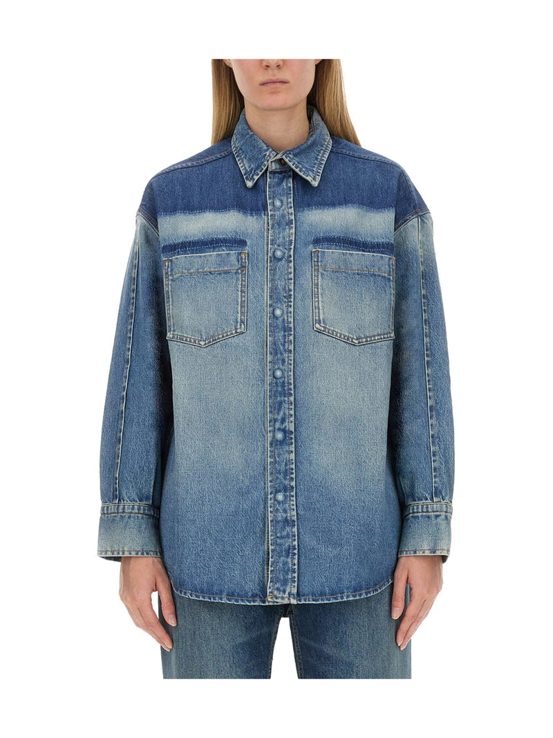 Victoria Beckham Oversized Denim Shirt